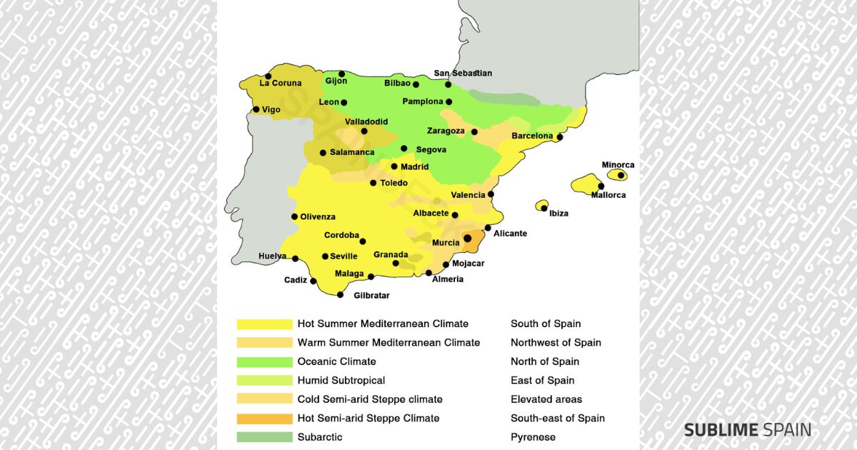 Learn more about climate in Spain